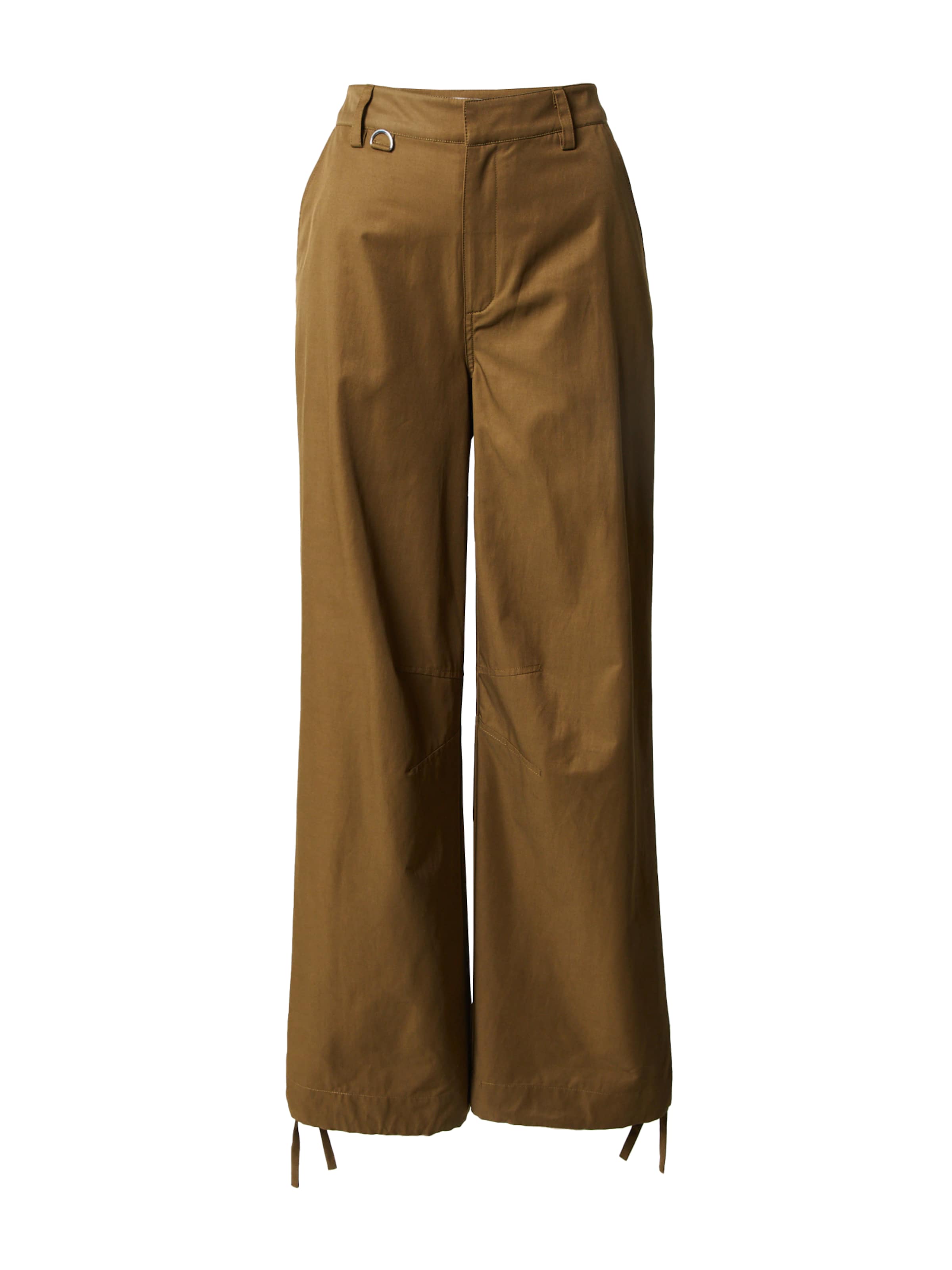 Gestuz Loosefit Byxa 'Karla' i grön: framsida