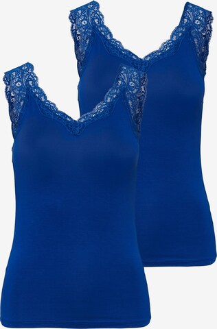 PIECES Top 'Barbera' in Blauw: voorkant