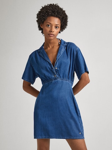 Pepe Jeans Shirt Dress 'CHERYL' in Blue: front
