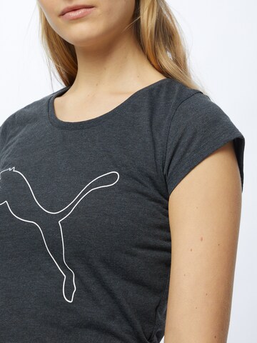 T-shirt fonctionnel 'HEATHER' PUMA en gris