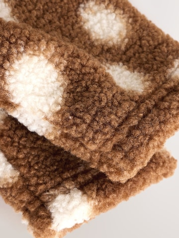 Next Fleece jas in Bruin
