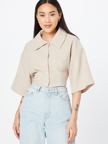 Misspap Blouse in Beige: front