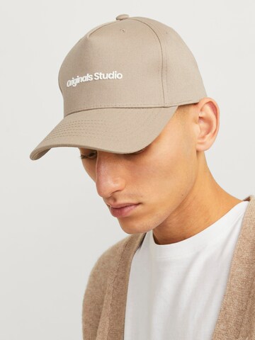JACK & JONES - Gorra 'JACVesterbro' en beige: frente