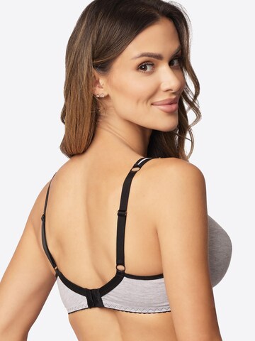 Vivisence T-shirt Bra '1077' in Grey