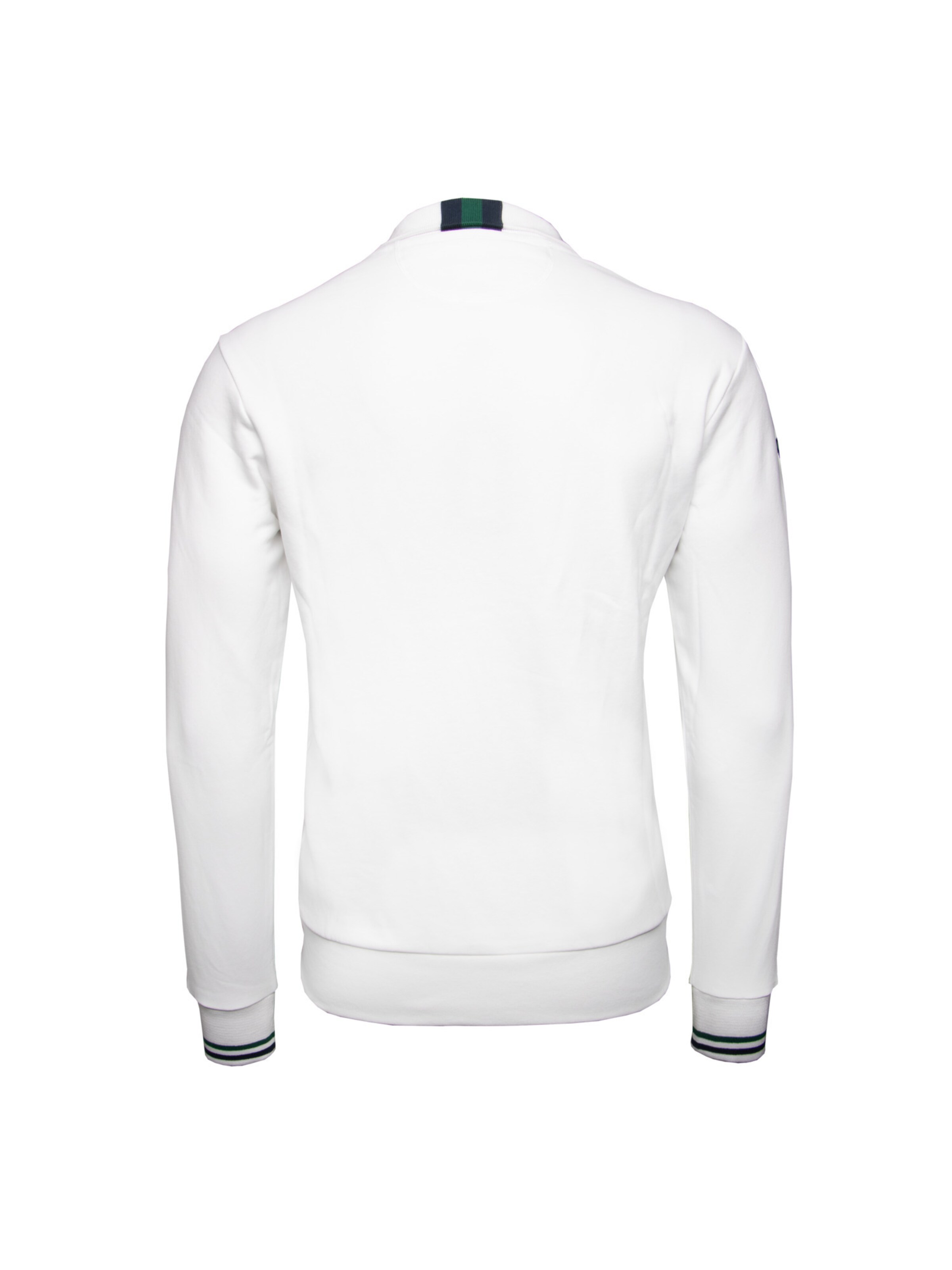 La Martina - Casaco em moletão 'MAF300' em branco