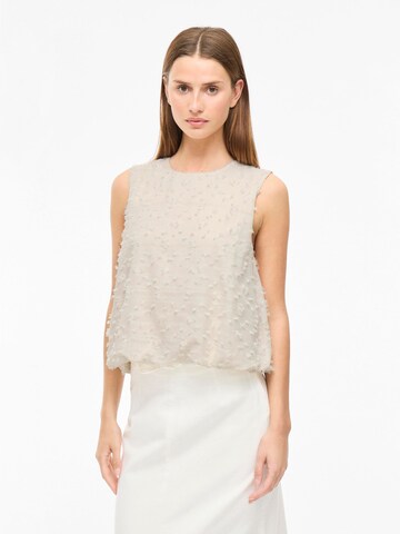 VILA Top 'VIIngrid' in Grey: front