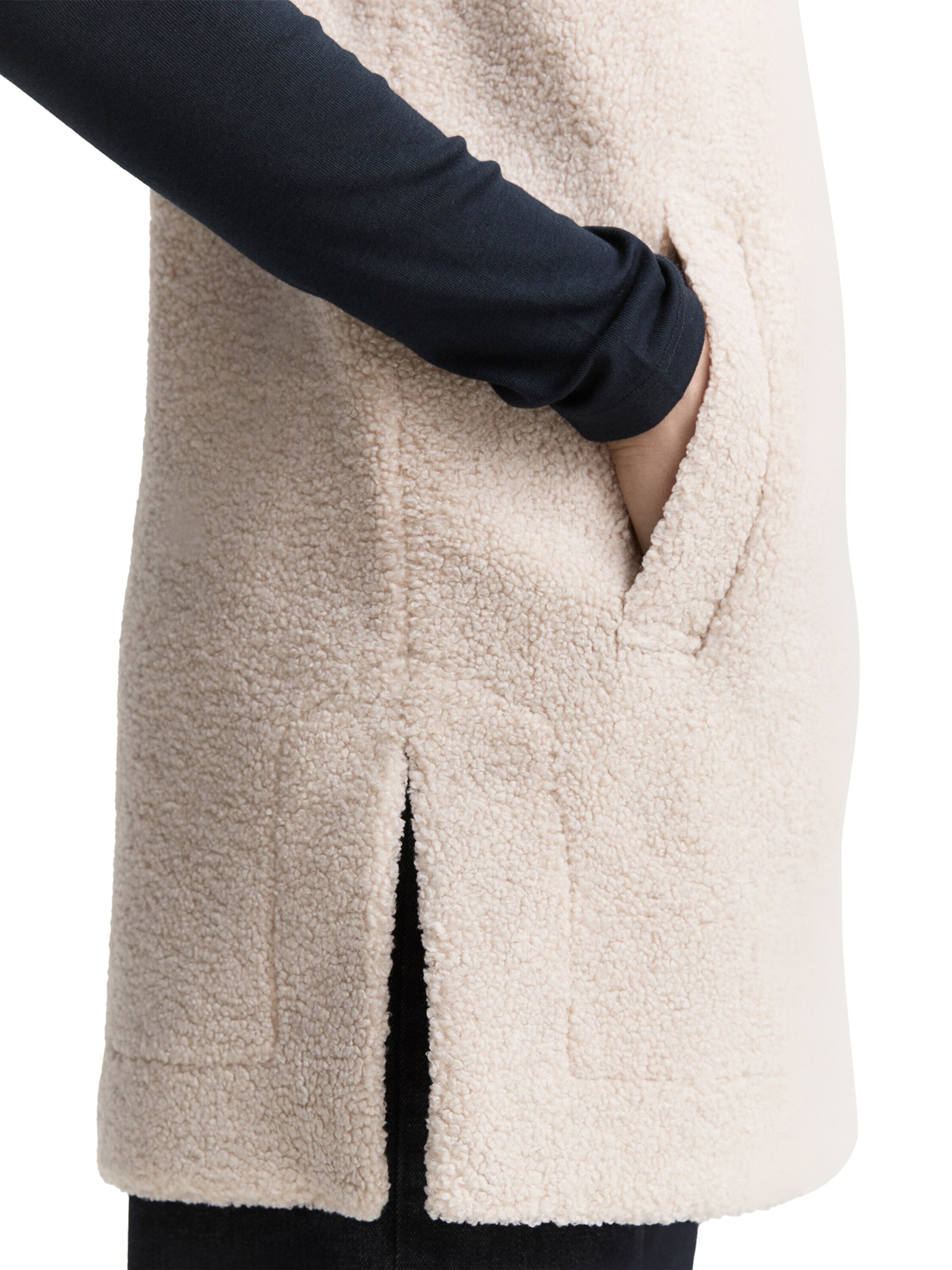 TOM TAILOR Vest in Grey