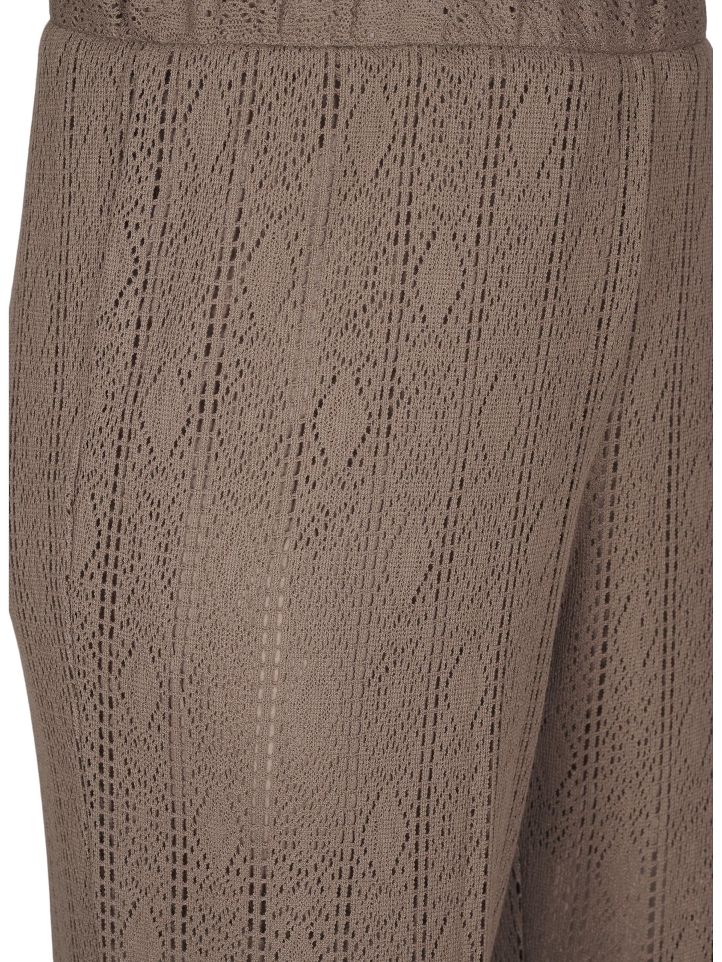 Zizzi - Regular Calças 'VJady' em castanho