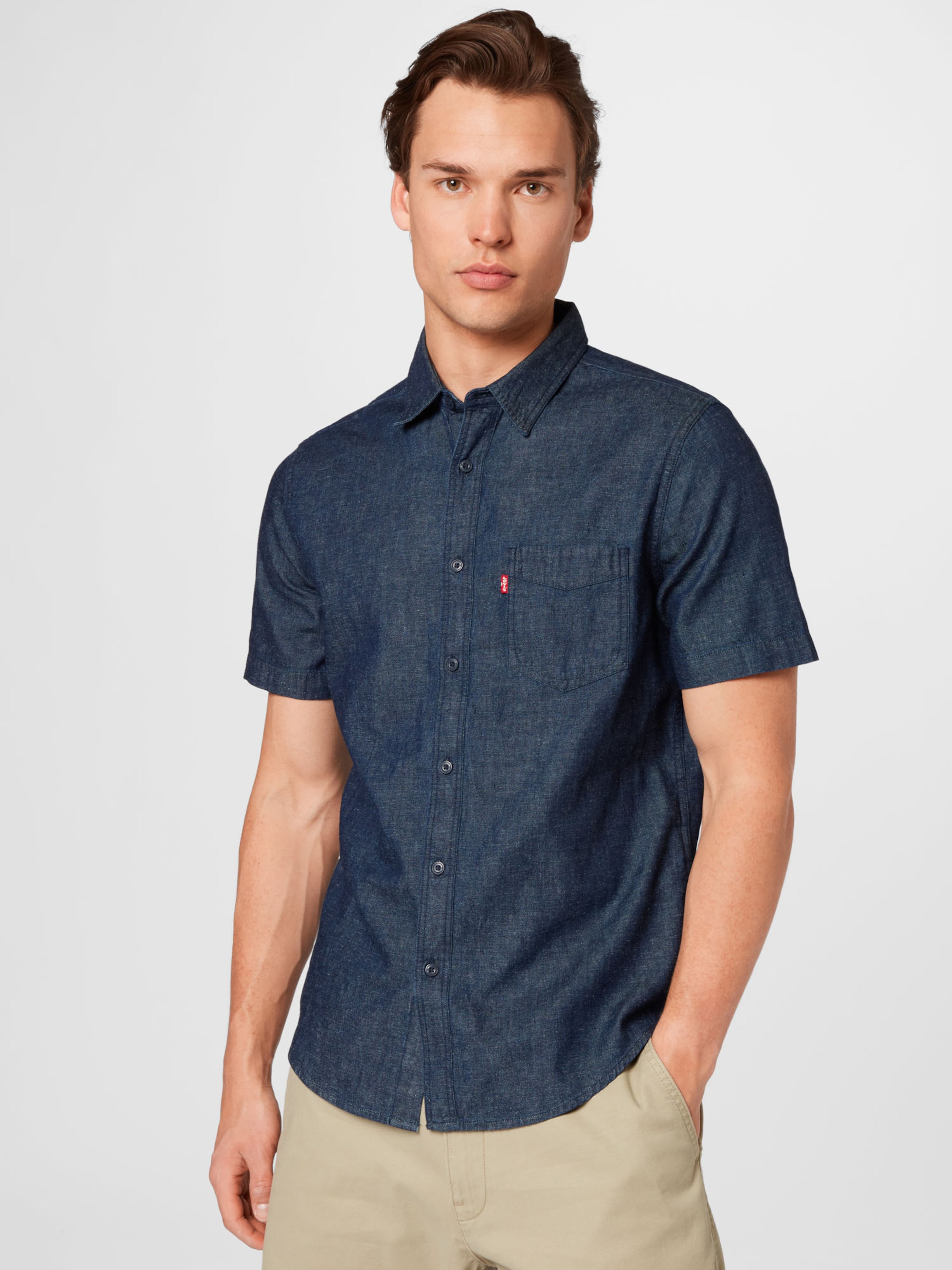 camisa levis blanca hombre