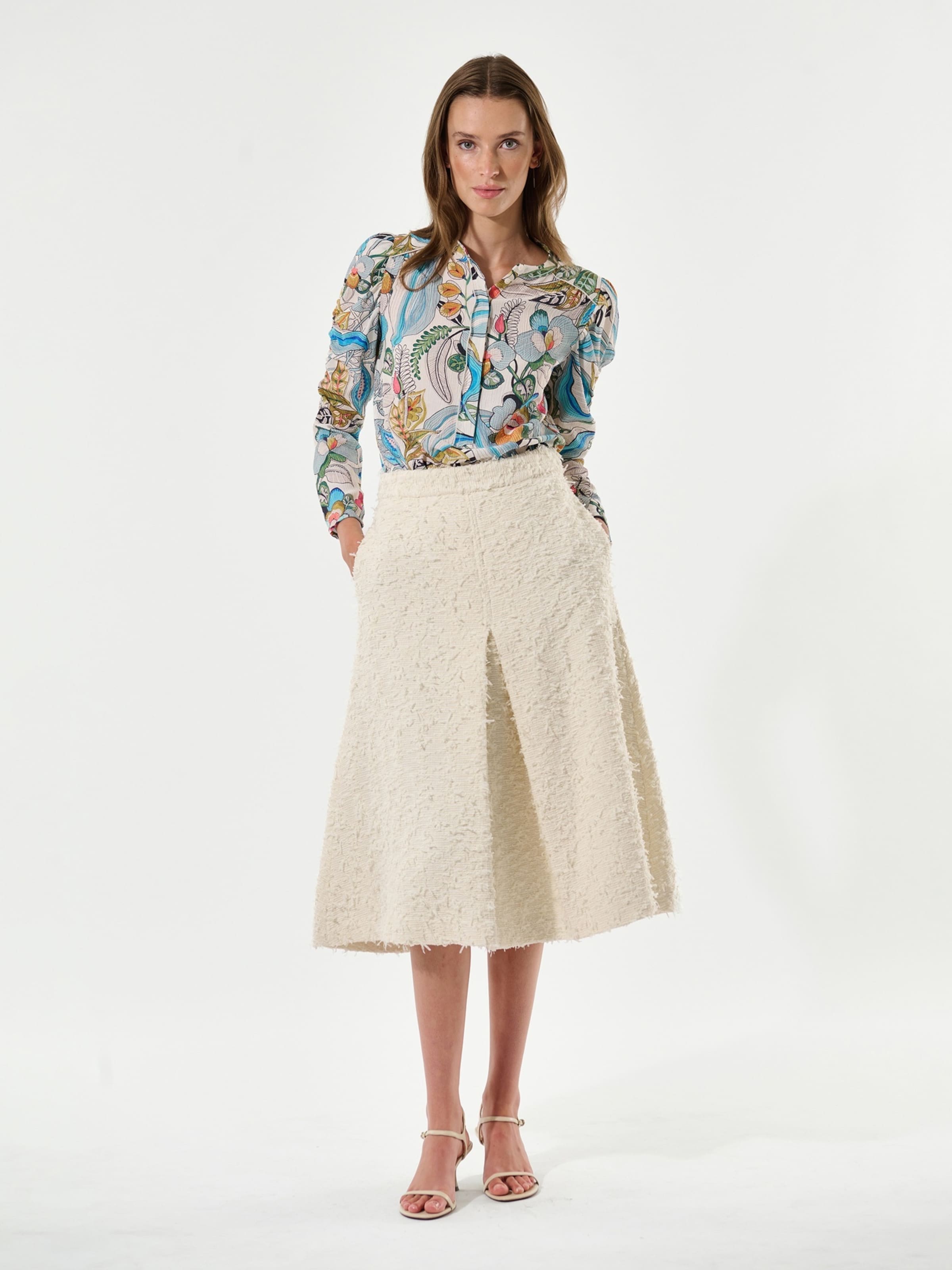 Dea Kudibal Skirt ' AlmaDEA ' in Weiß: Vorderseite
