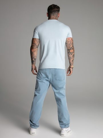 SikSilk Shirt 'Muscle' in Blauw