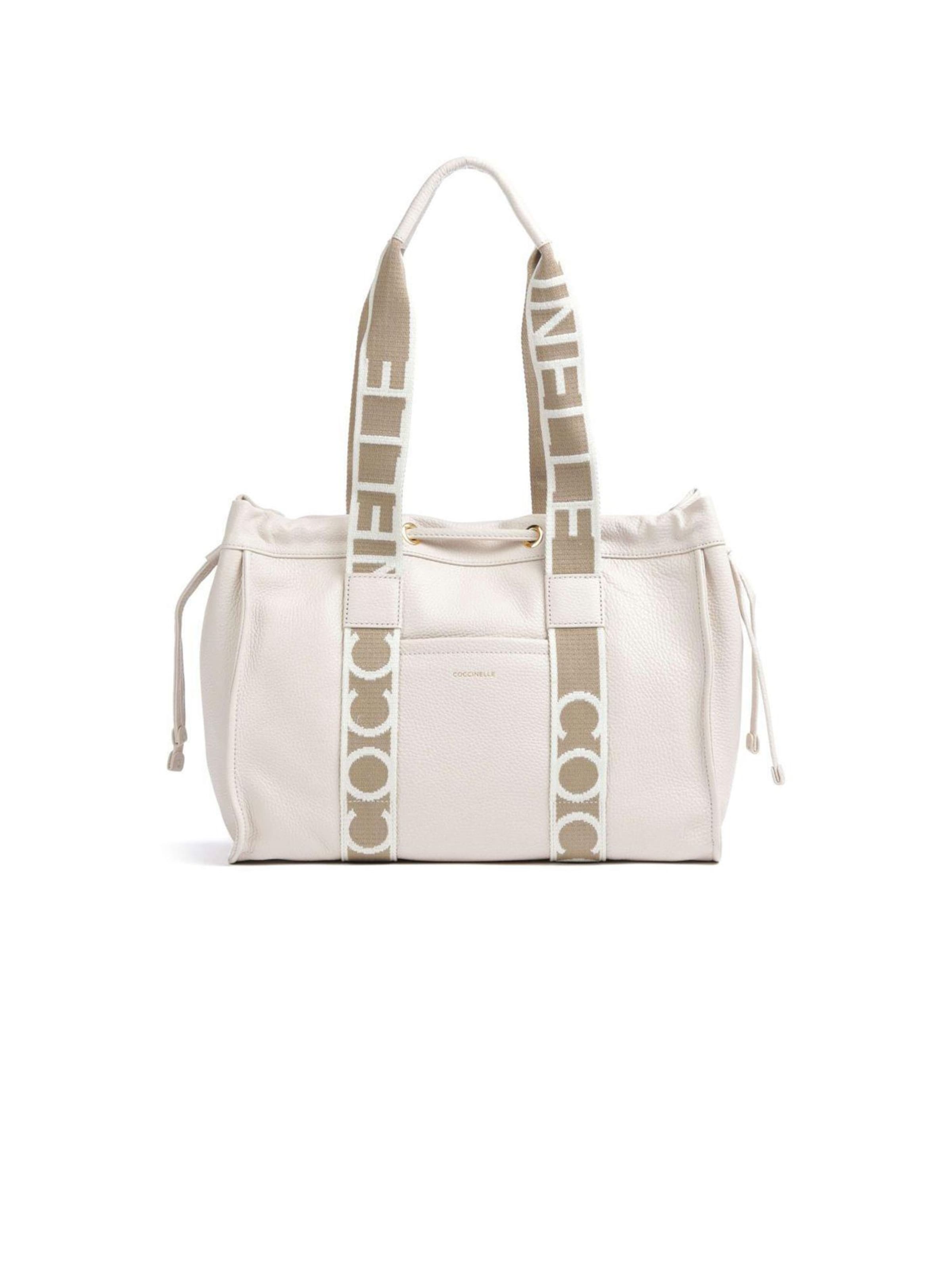Coccinelle Handtas '2Day' in Wit: voorkant