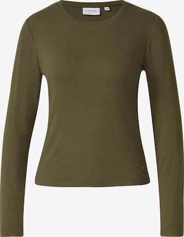 T-shirt COMMA en vert : devant