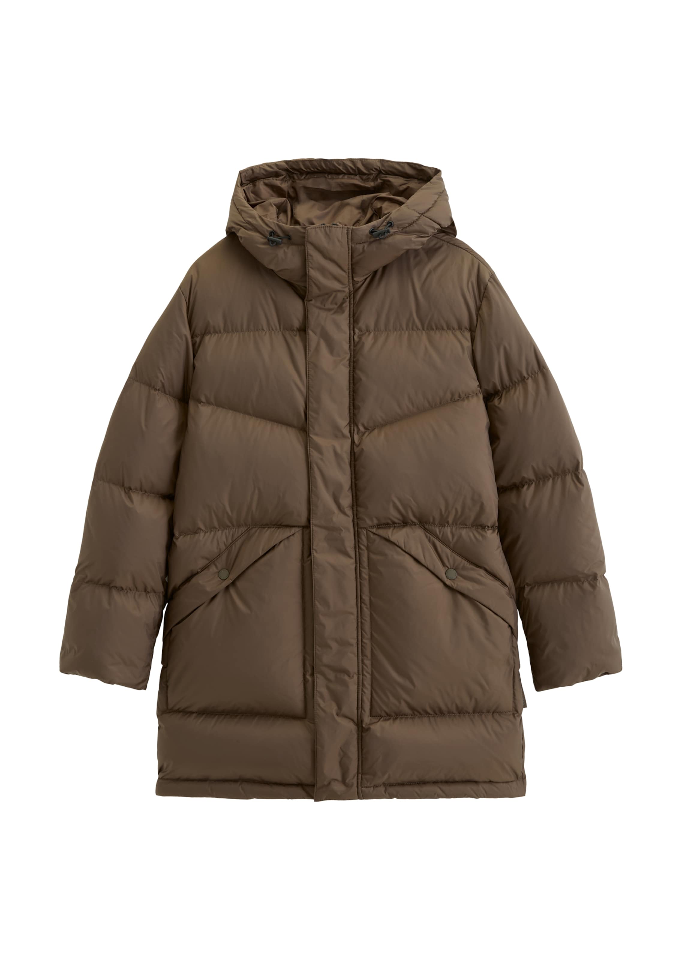 Marc O'Polo DENIM Wintermantel in Braun: Vorderseite