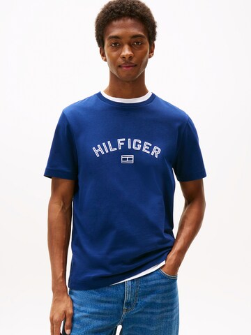 T-Shirt TOMMY HILFIGER en bleu : devant