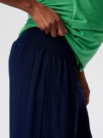 Esprit Maternity Wide Leg Hose in Blau