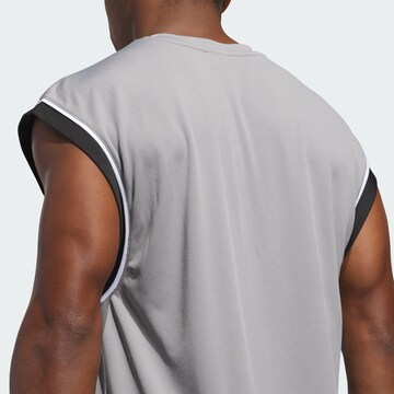 T-Shirt fonctionnel 'All-World' ADIDAS PERFORMANCE en gris