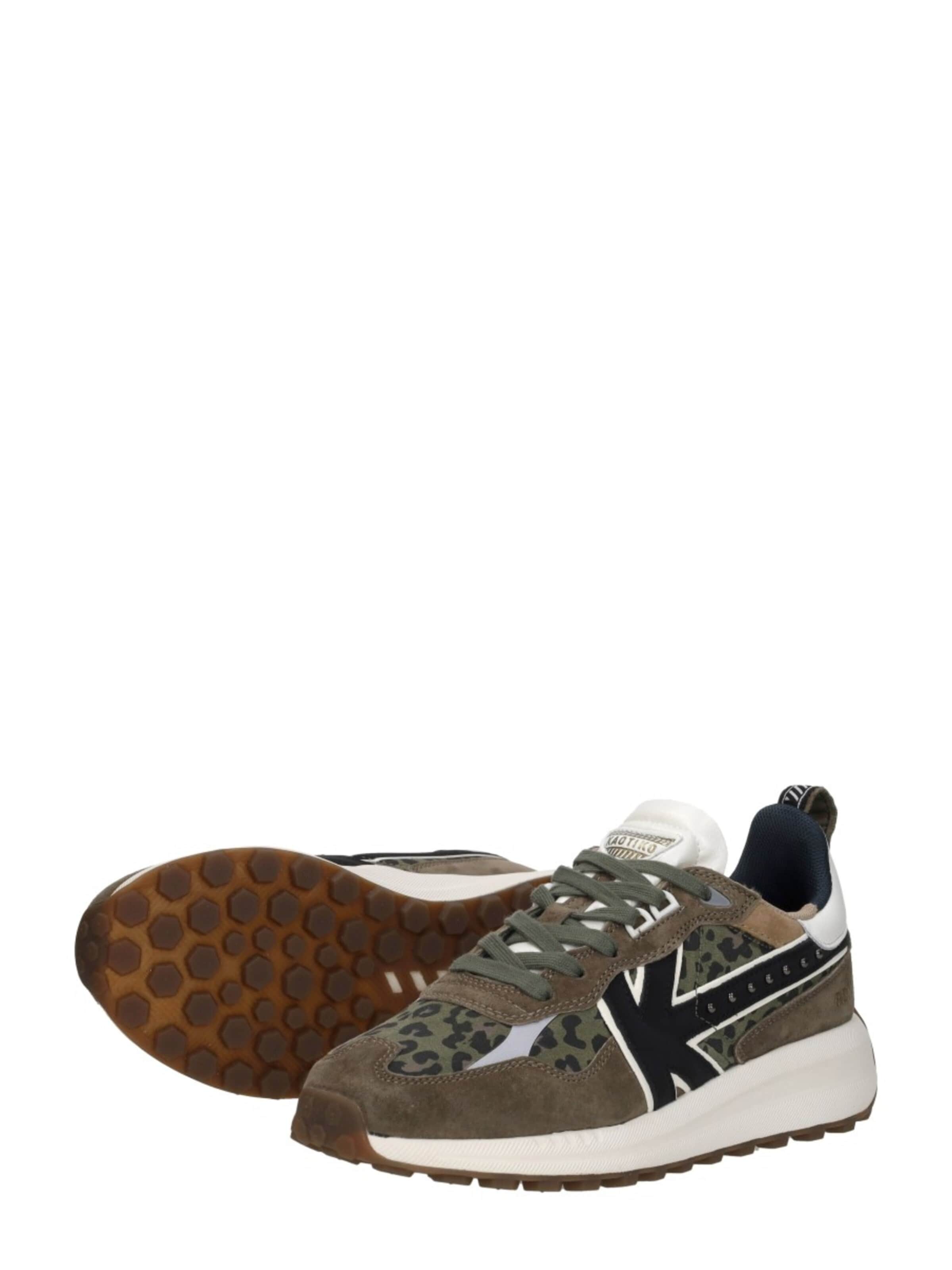 Kaotiko Sneakers laag 'Detroit Glam' in Groen