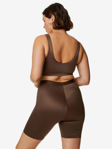 Pantalon modelant Marks & Spencer en marron