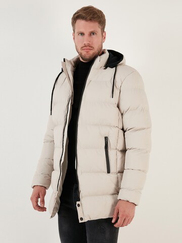 Buratti Winter Coat in Beige: front