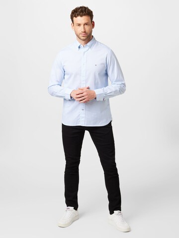 TOMMY HILFIGER Regular Fit Hemd in Blau