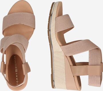 TOMMY HILFIGER Strap sandal in Beige