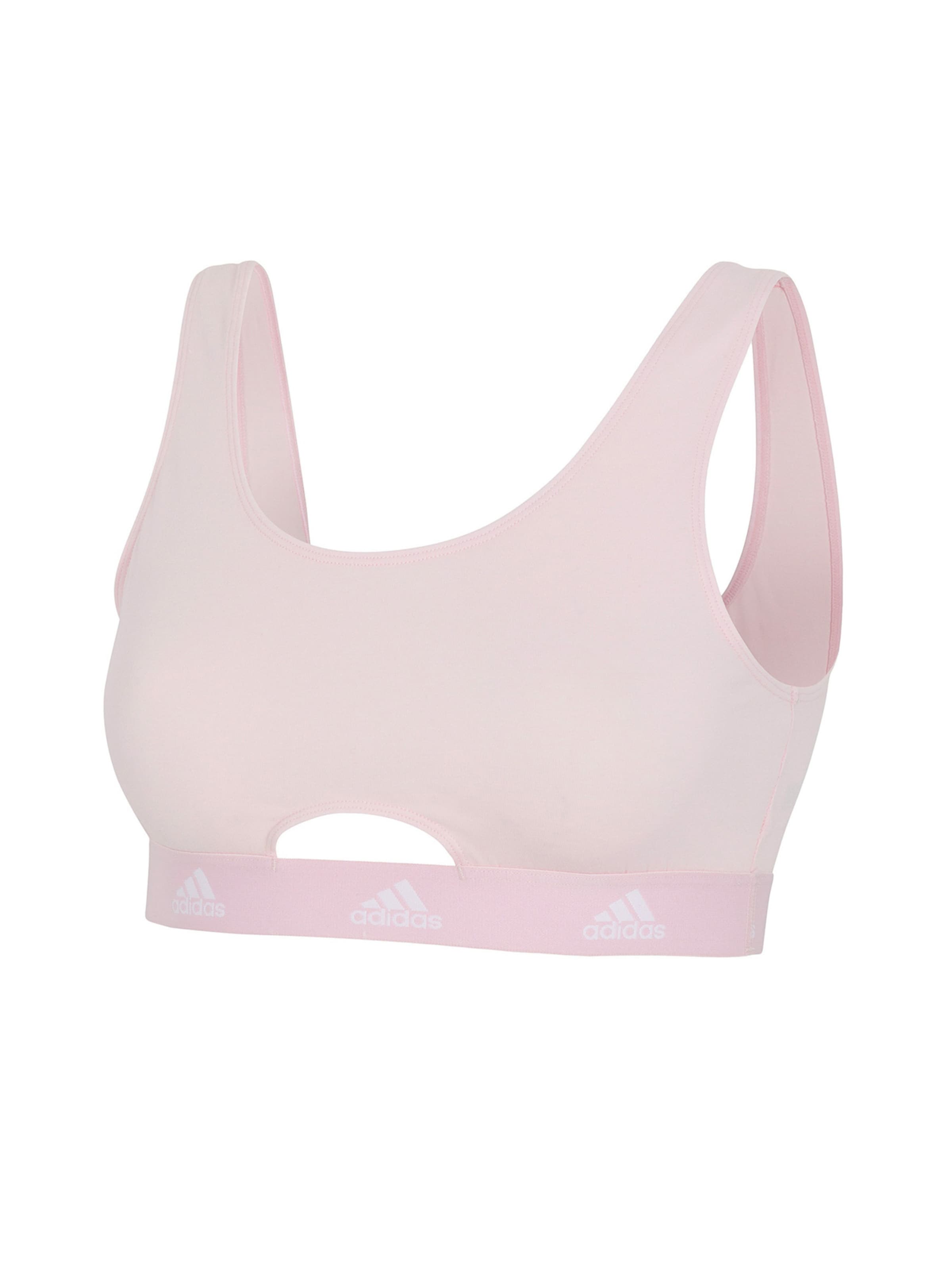 Soutien-gorge de sport 'SCOOP BRALETTE' ADIDAS SPORTSWEAR en rose : devant