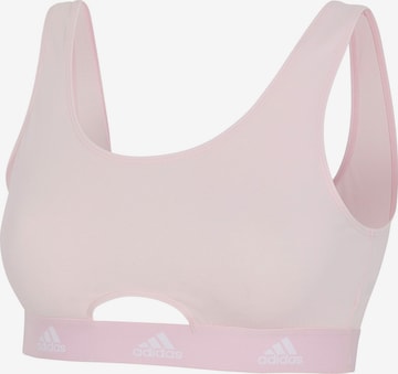 ADIDAS SPORTSWEAR Bralette Sports bra 'SCOOP BRALETTE' in Pink: front