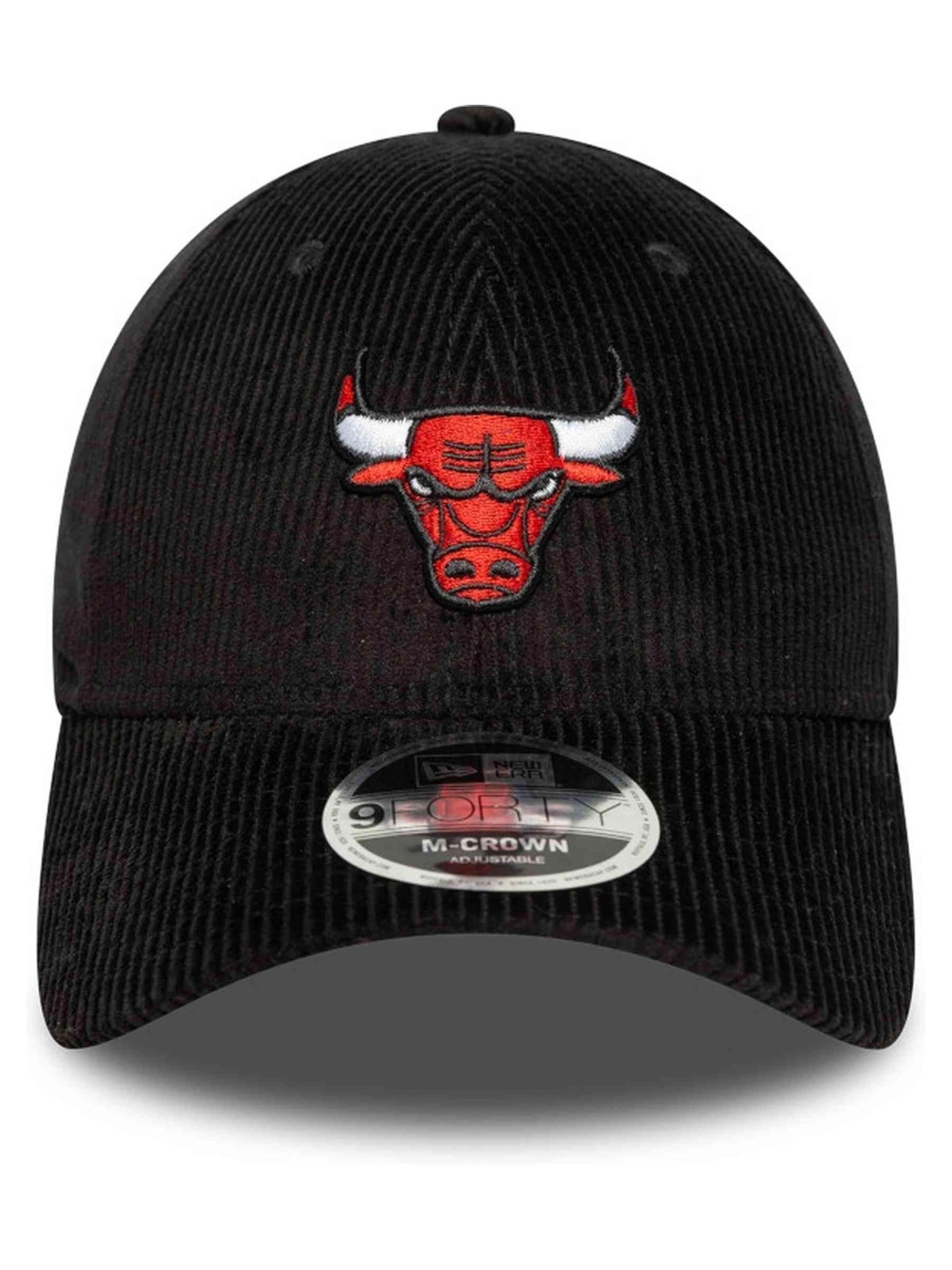 NEW ERA Gorra 'Gorra new era negra bulls cord 9forty mc chibul' en 54-64 en negro, Vista del producto