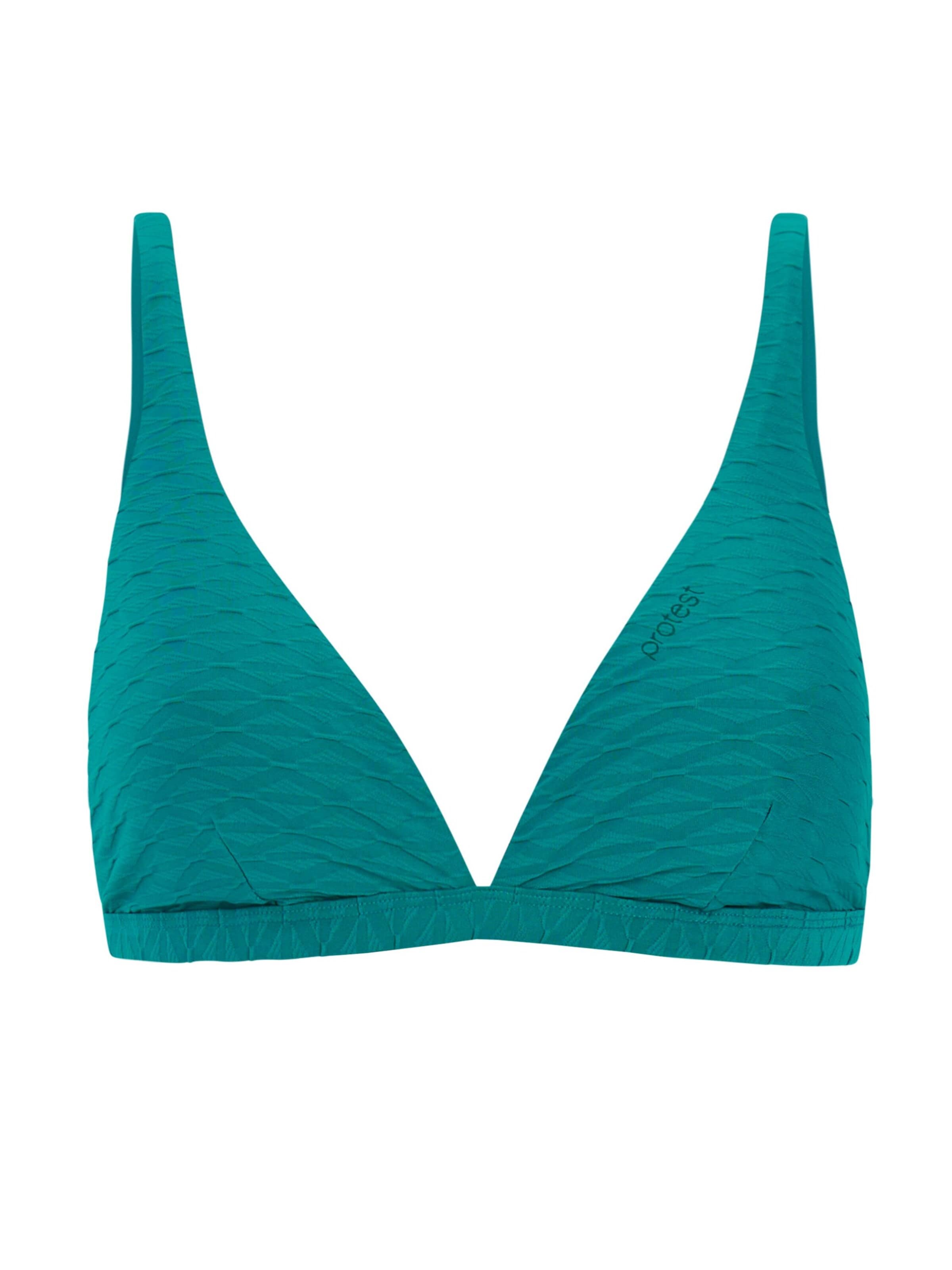 PROTEST Triangle Bikini top 'MIXChubo' in Green: front