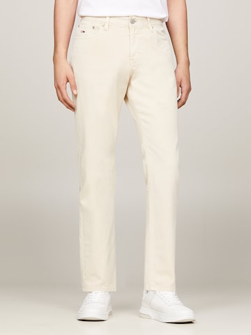 Regular Pantalon Tommy Jeans en beige : devant