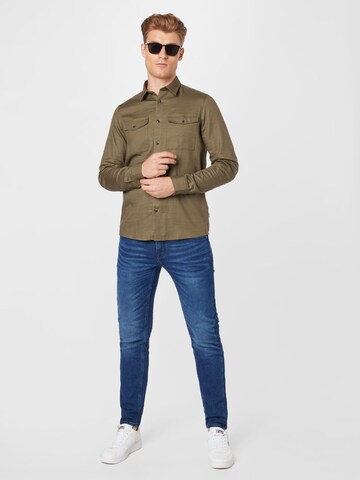 !Solid - Ajuste regular Camisa 'Tim' en verde