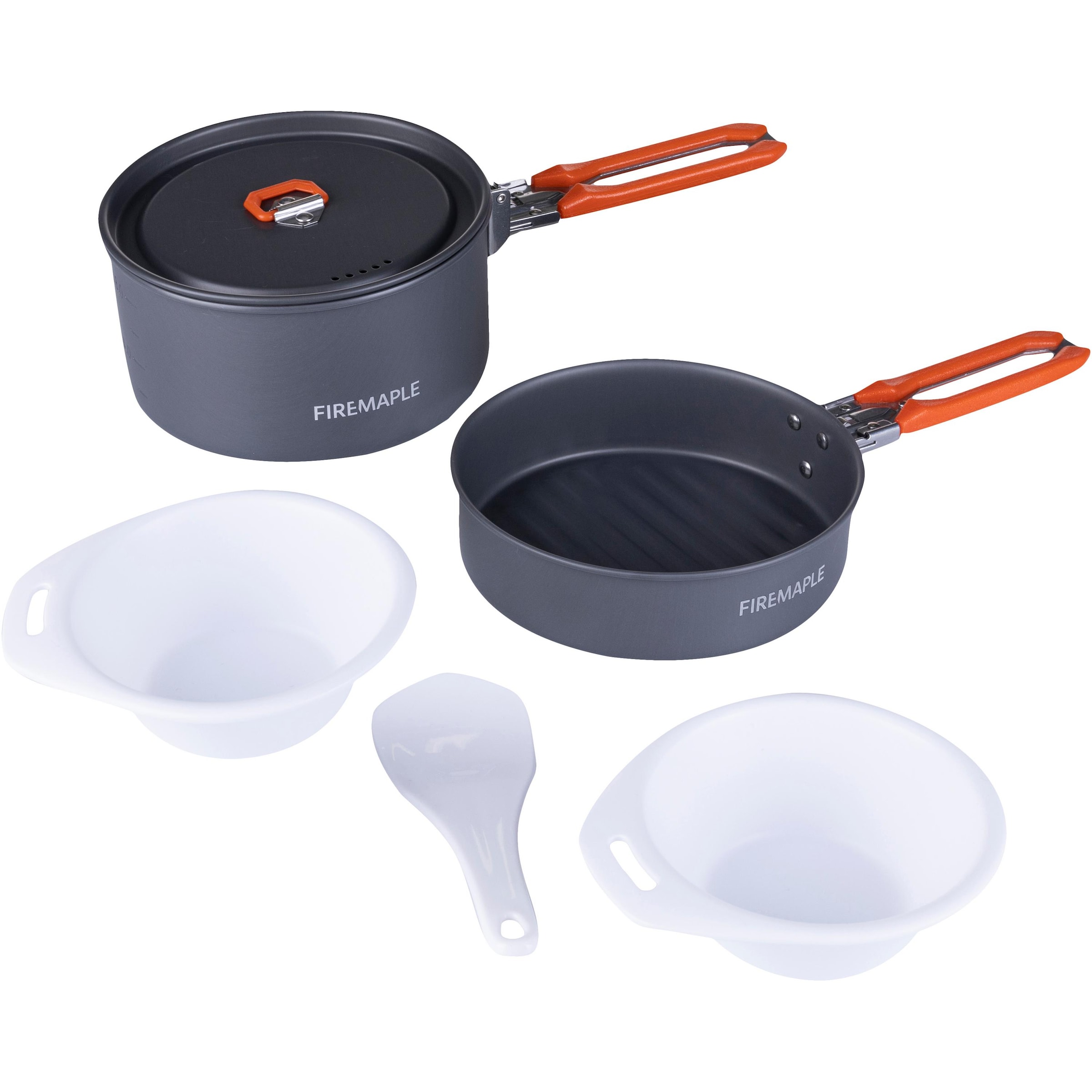 FIREMAPLE Tableware Set 'Feast 1' in Grey: front