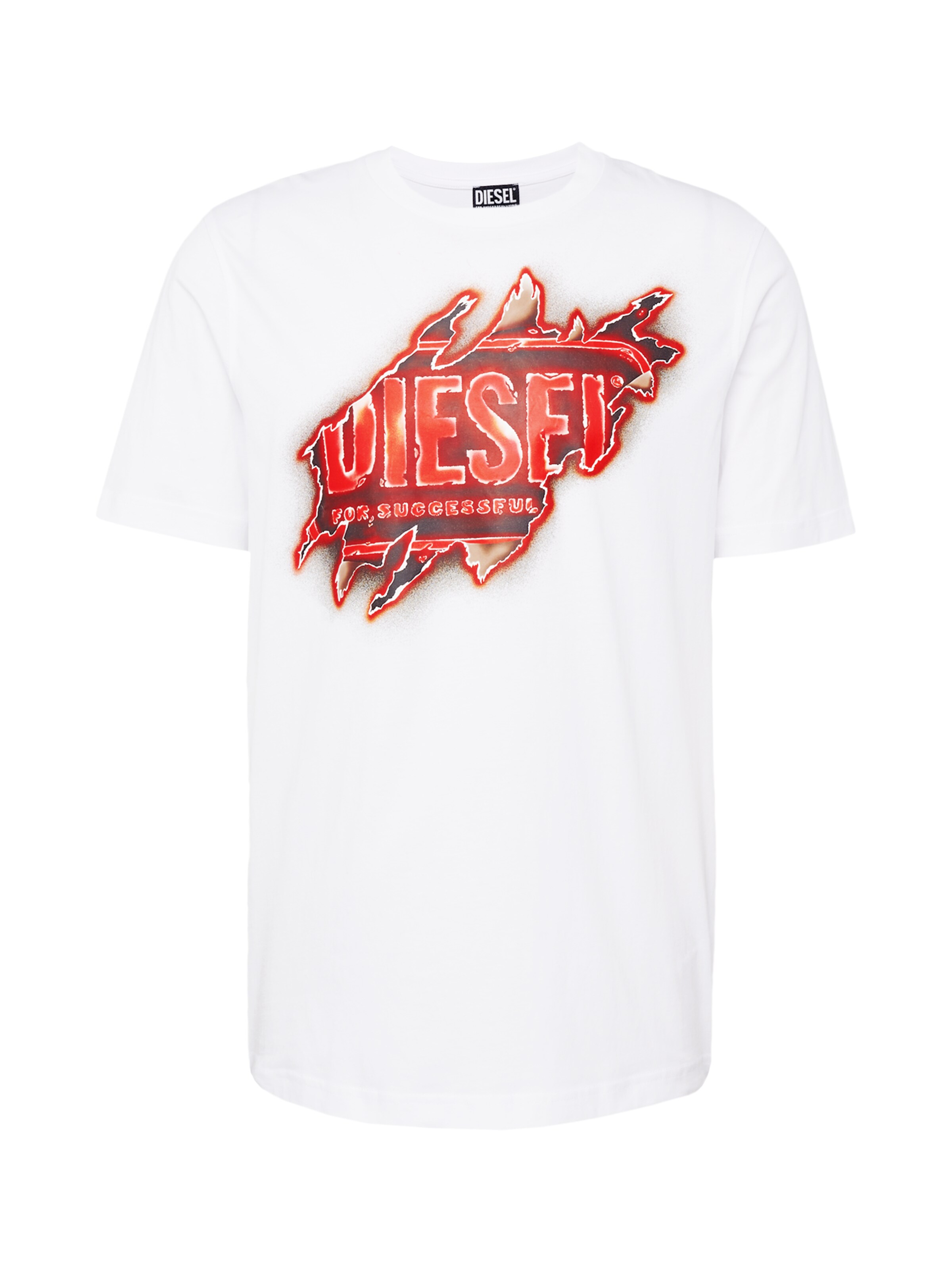 DIESEL Shirt in Wit: voorkant