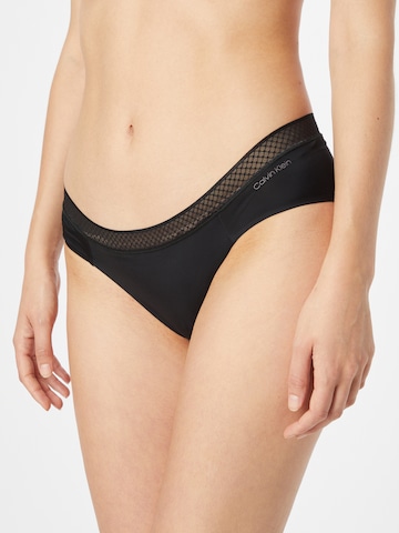 Calvin Klein Underwear String in Black: front