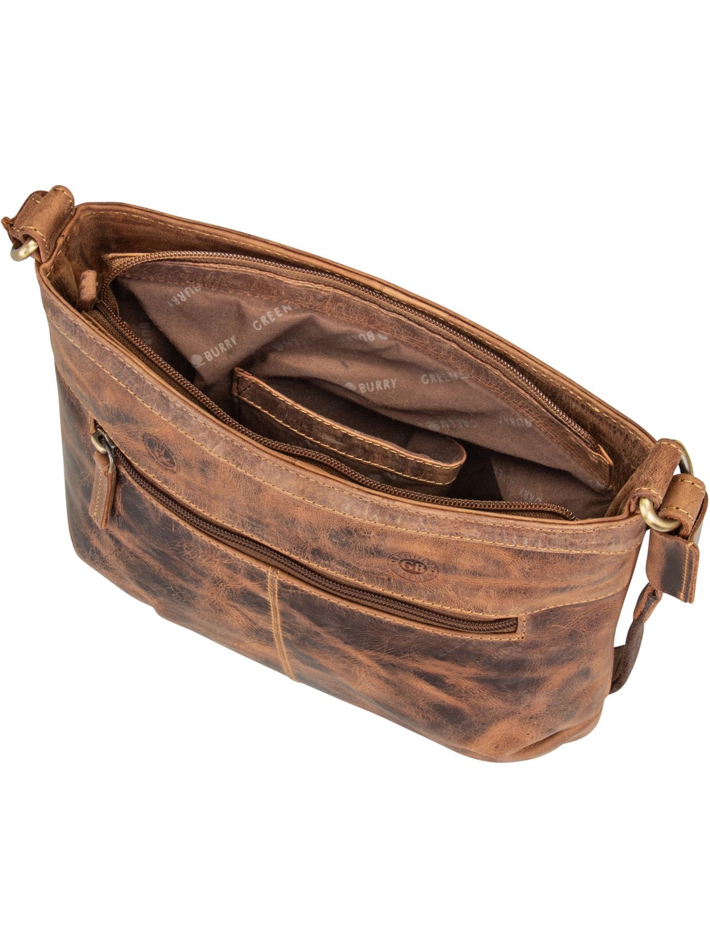 GREENBURRY Umhängetasche ' Vintage 1655A ' in Braun