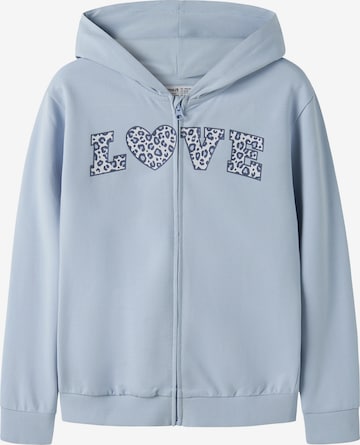 NAME IT Zip-Up Hoodie 'NKFVANITA' in Blue: front