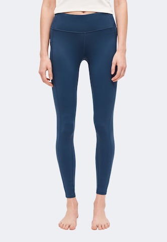 ENDURANCE Skinny Sportovní kalhoty 'Strong' – modrá: přední strana