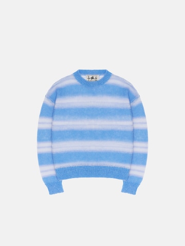 ENRAGE Oversized Sweater 'LOOSE KNIT' in Blue: front