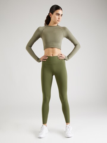 Yvette Sports Skinny Workout Pants 'Merle' in Khaki