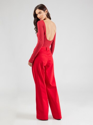 MAC Wide Leg Hose 'DREAM' in Rot