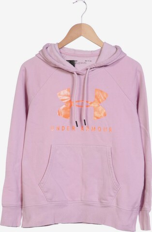 UNDER ARMOUR Sweatshirt & Zip-Up Hoodie in S in Pink: front