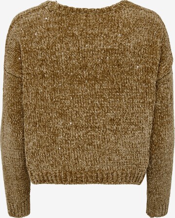 ONLY Sweter 'Nella' w kolorze brązowy