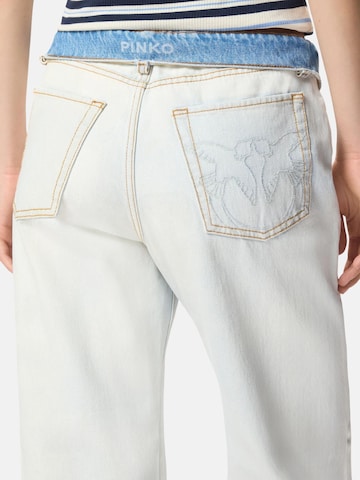 PINKO Regular Jeans 'PINKO WANDA WAIST DOWN WIDE LEG PANTALONE' in Wit