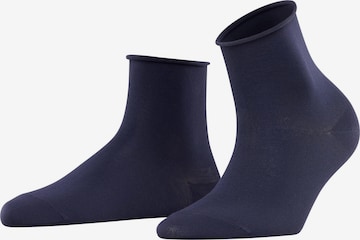 FALKE Socken 'Cotton Touch' in Blau: Vorderseite