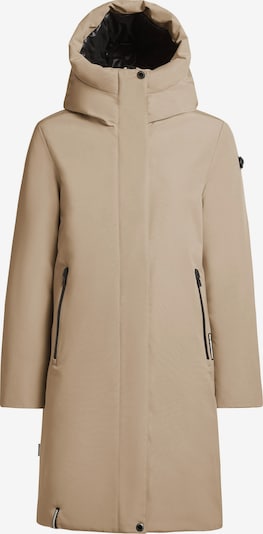 khujo Pitkä talvitakki 'Nellen' värissä vaaleabeige / musta, Tuotenäkymä