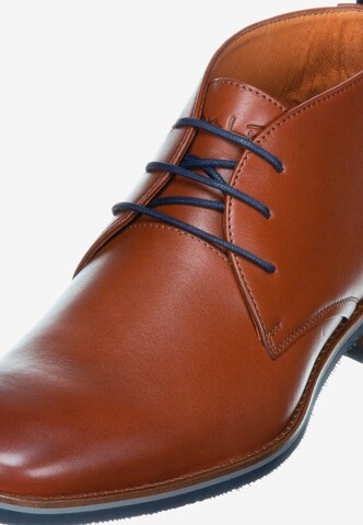 VANLIER Lace-Up Boots in Brown