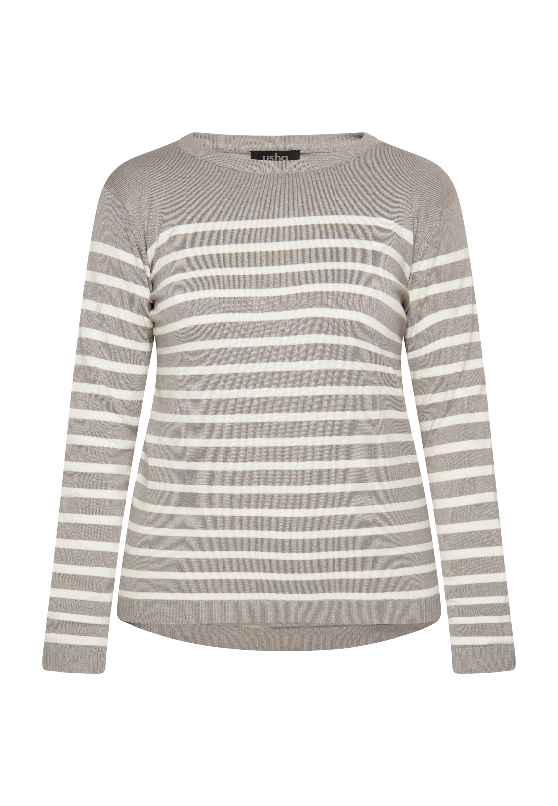 usha BLACK LABEL Πουλόβερ σε γκρι: μπροστά