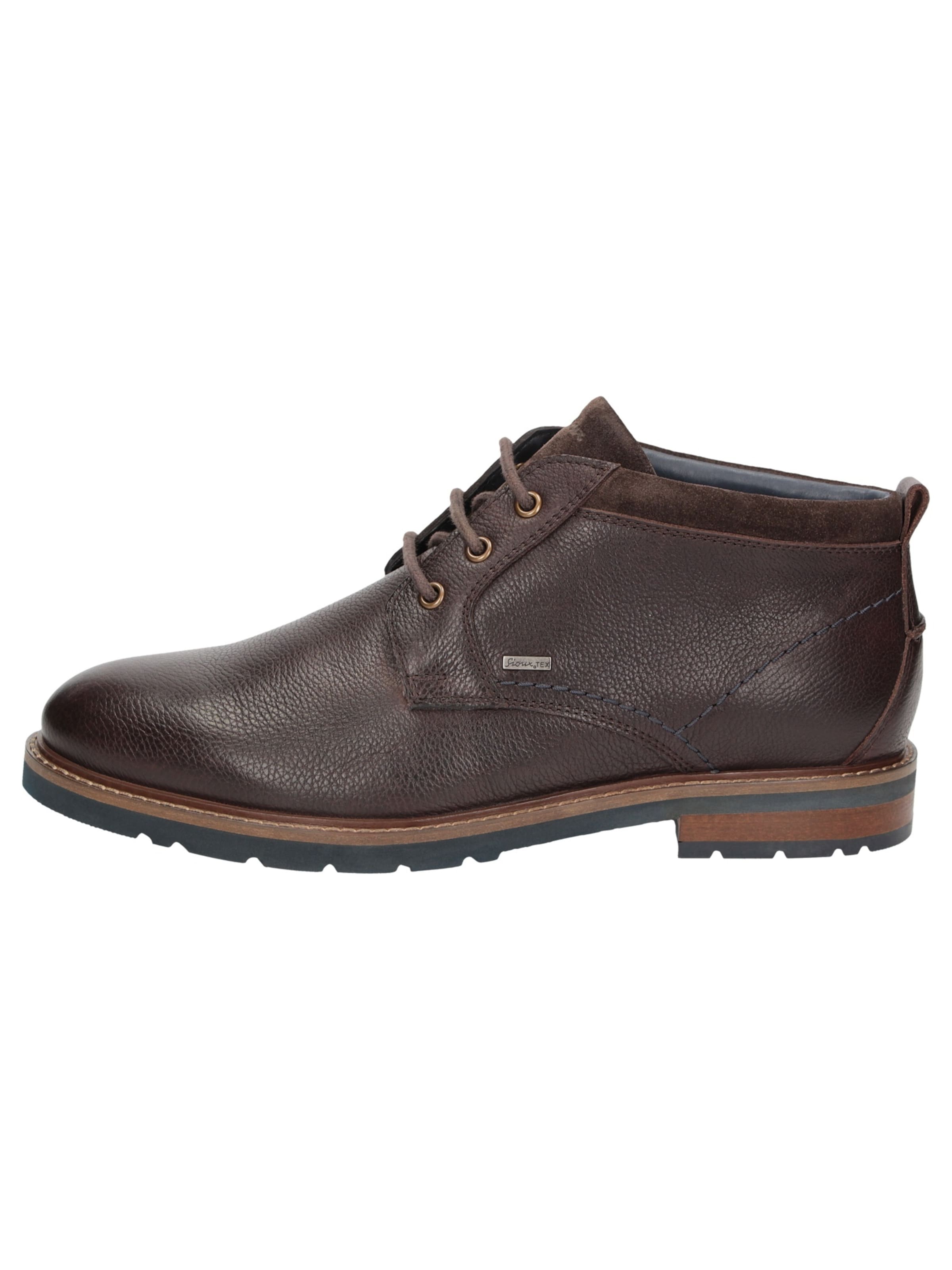 Bottines à lacets ' Rostolo-706-TEX ' SIOUX en marron