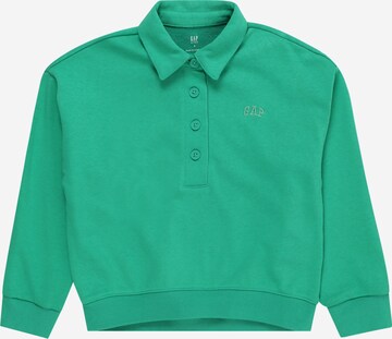 GAP Sweatshirt in Groen: voorkant